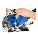 Luva Tira Pelos Magnética Para Cães E Gatos Azul