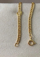 Pulseira Infantil Menino Banhada Ouro 18k 13cm Dourado